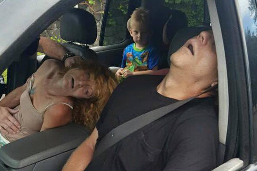 Cops: Photos of Boy With Passed-Out Adults Show Drug Scourge