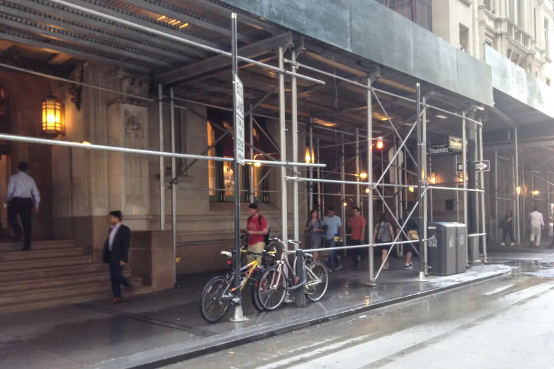Across New York City, Sidewalk Sheds That Have Overstayed Their Welcome Will Face Fines