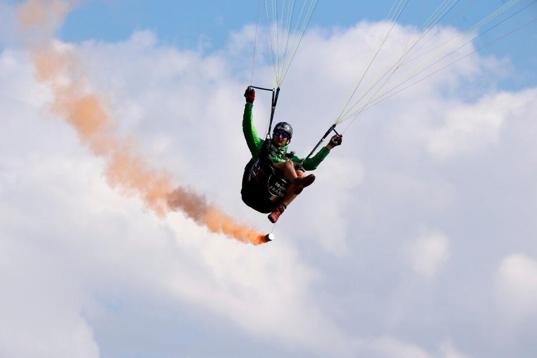 Swooping, Gliding Over the Alps at Free-Flight Festival