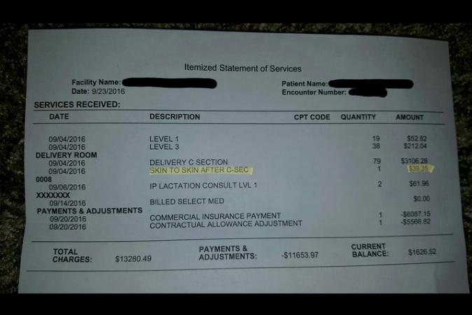 Dad Charged $40 To Hold Baby, Highlights Childbirth Costs in US