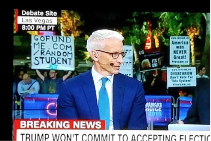 College Student Finds Way To Make Over $1,600 During Presidential Debate