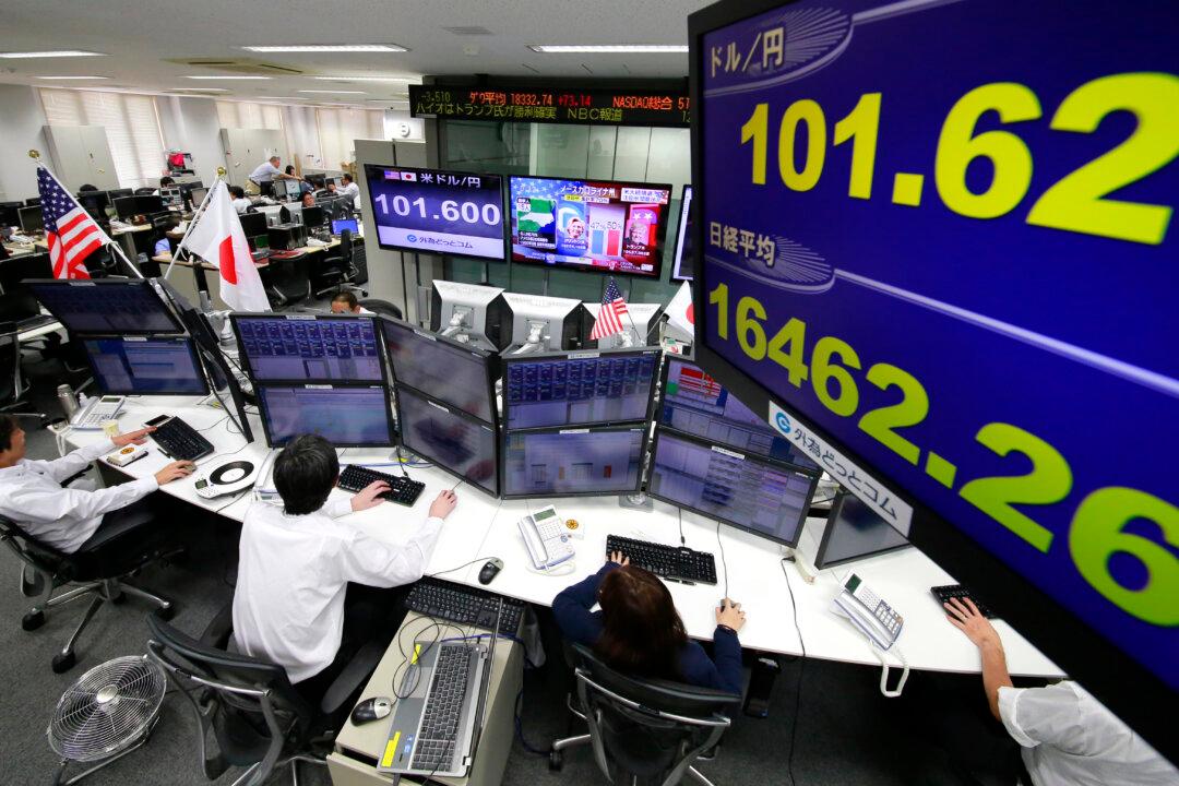 Dow Futures, Asian Shares Tumble as Trump Leads Vote Count