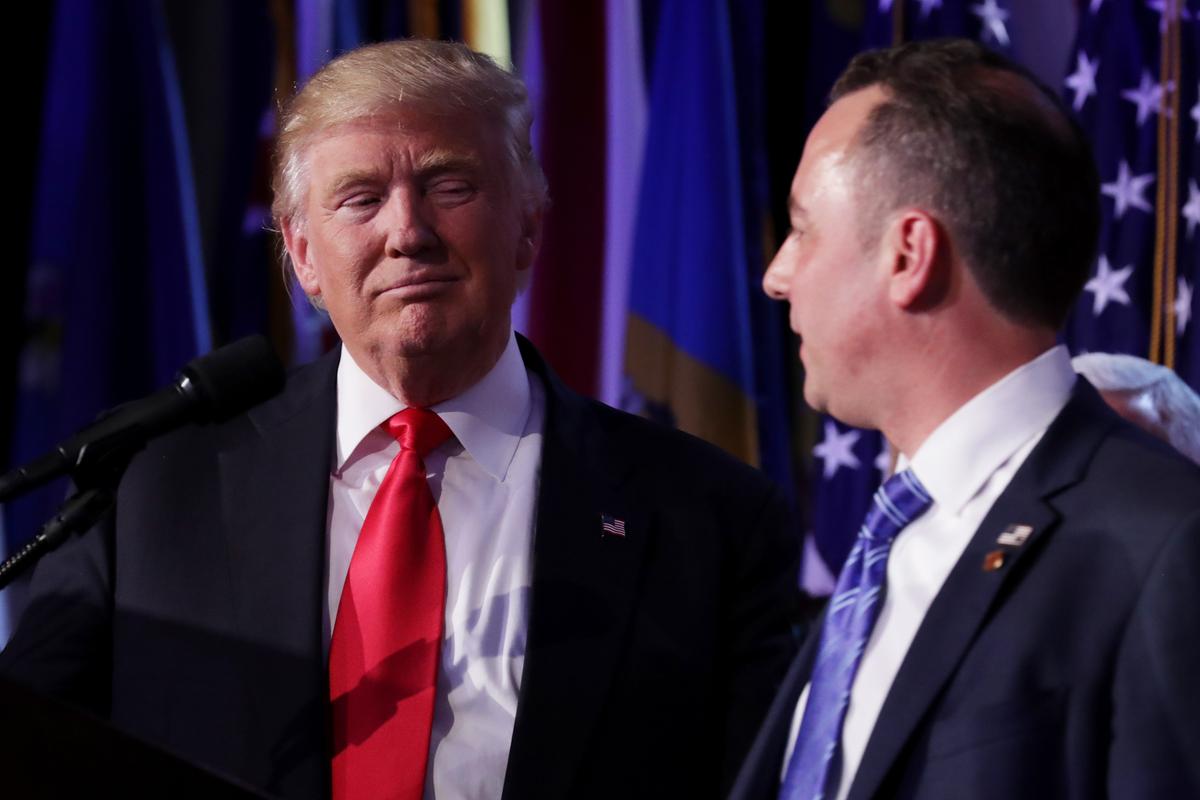 Priebus Tapped as Whitehouse Chief of Staff