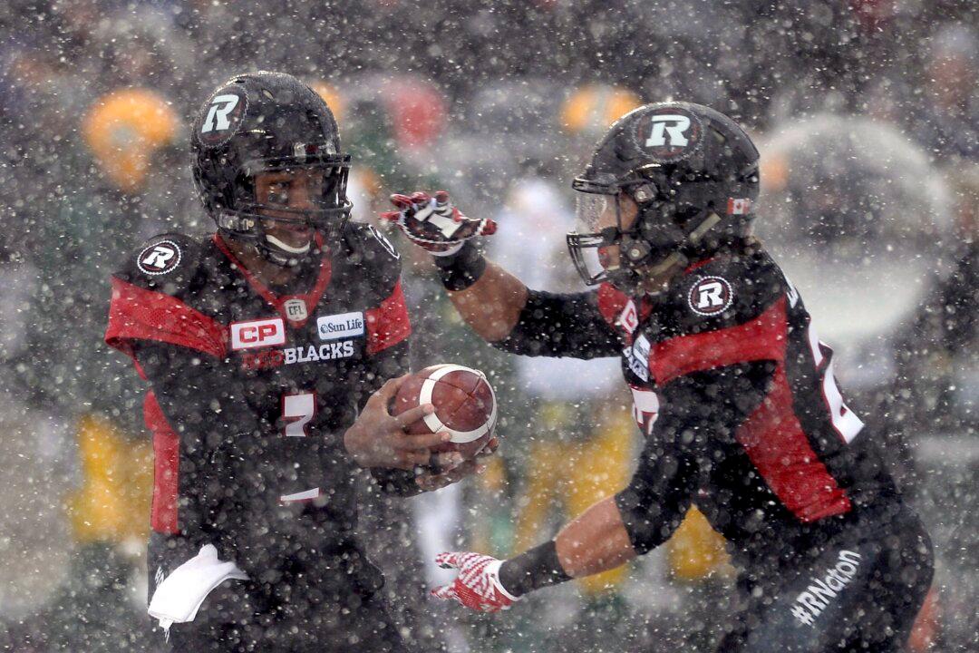 Redblacks Survive Eskimos, Snow Storm in Return to Grey Cup
