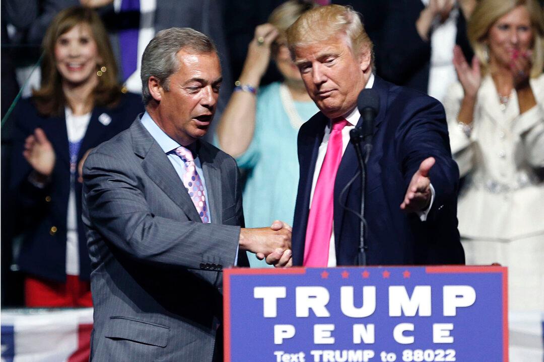 Trump Wants Farage to Represent UK in US but May Says No