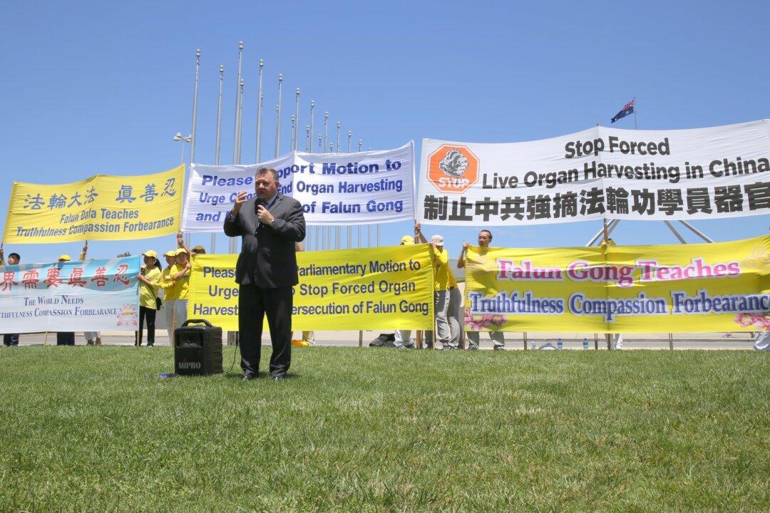 Australia: Falun Gong Practitioners Appeal to Stop Organ Harvesting