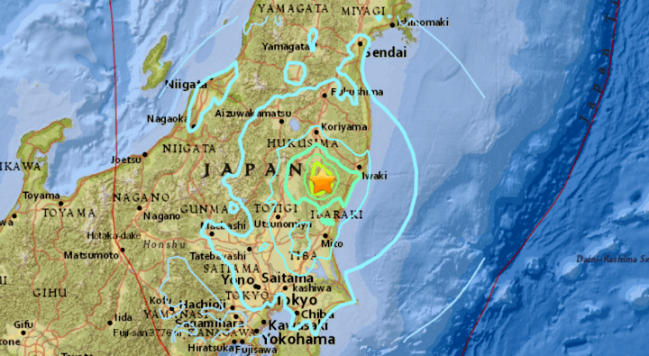 6.3-Magnitude Earthquake Hits Near Tokyo