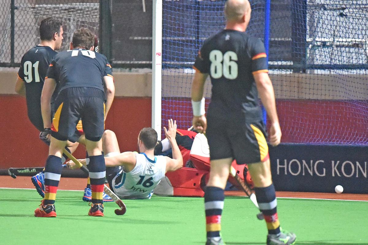 HKFC Battle to Win Against Cricketers, in Hong Kong Hockey