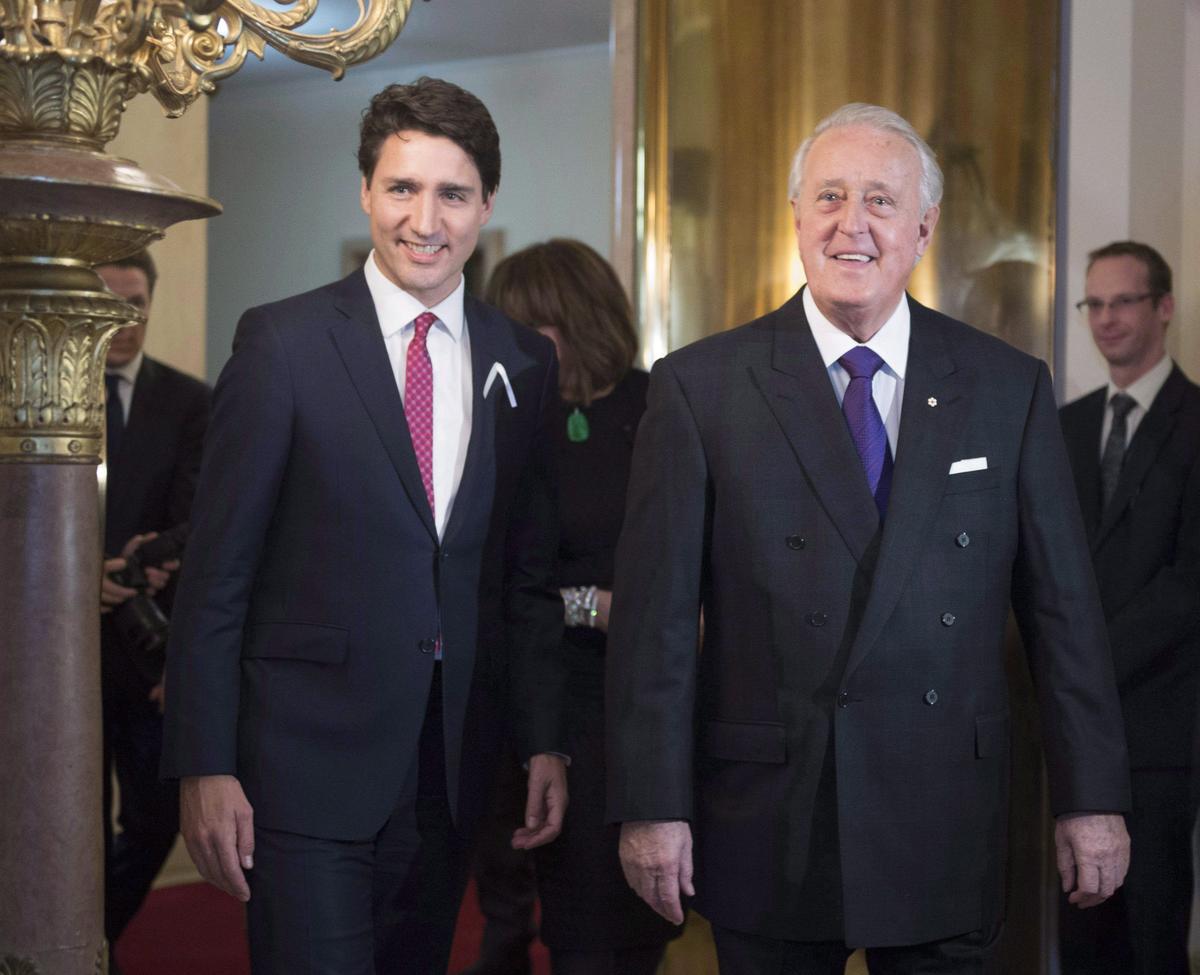 Mulroney on His Role Helping Trudeau, Despite Rivalry With PM’s Dad