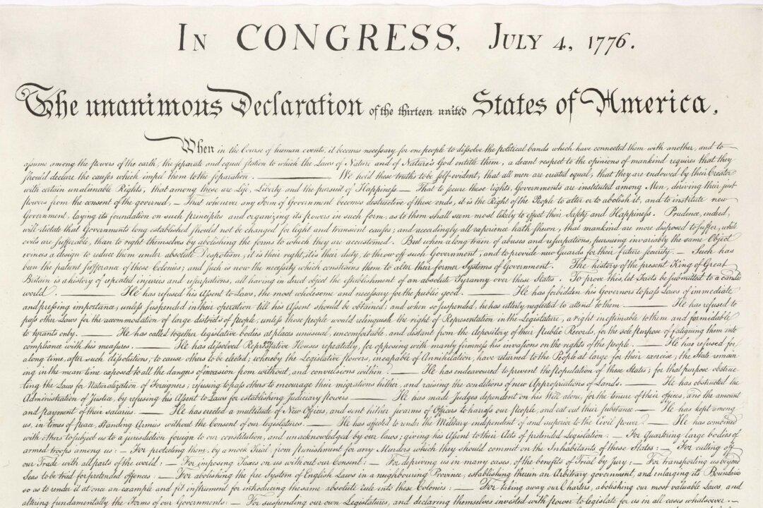 The Declaration of Independence Founded a Theistic Republic