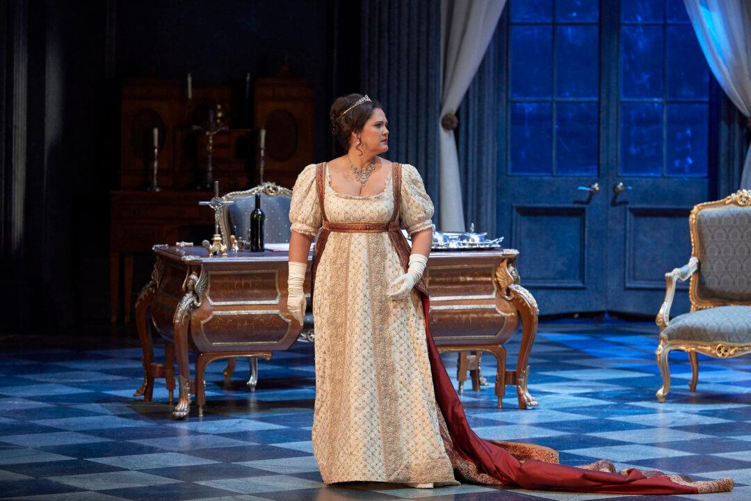 Singing the coveted role of Floria Tosca