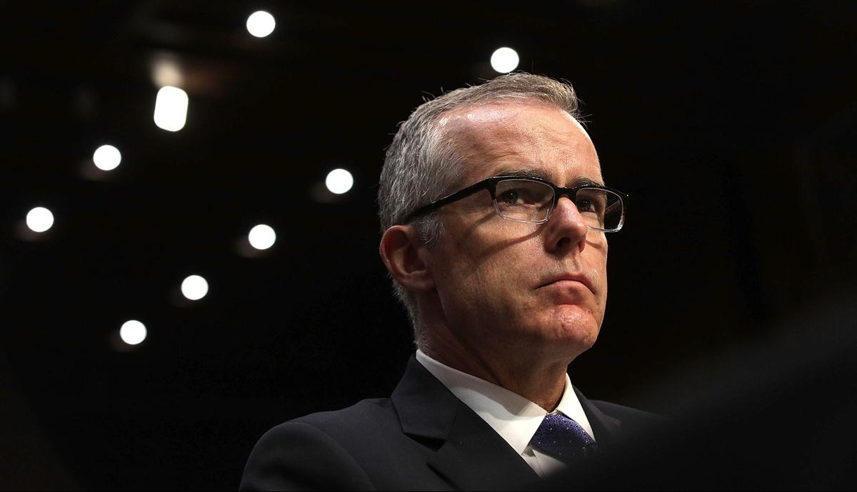 Justice Dept. Watchdog Sends Criminal Referral on McCabe to Top Washington Prosecutor