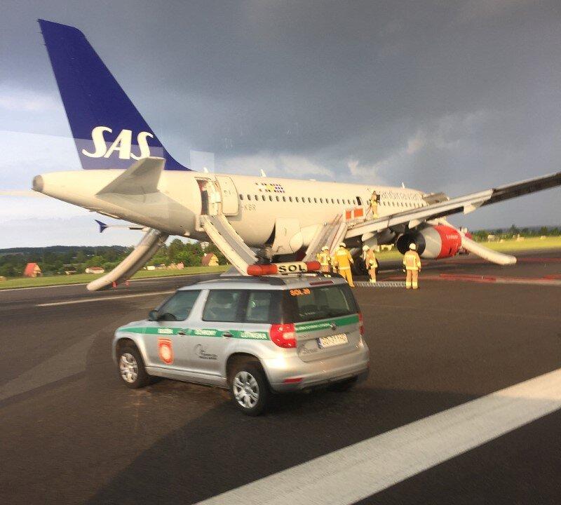 Scandinavian Airlines Plane Makes Emergency Landing in Poland
