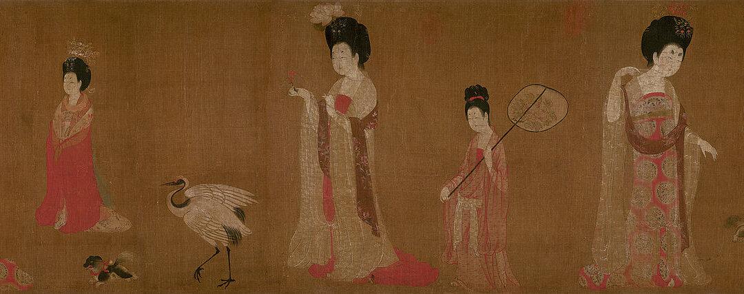 Zhou Fang’s ‘Court Ladies Wearing Flowered Headdresses’