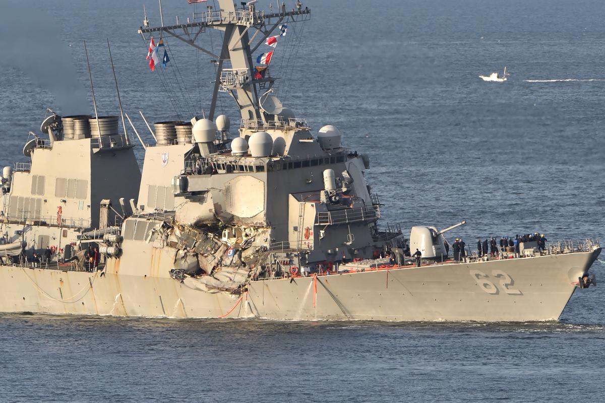 Sources: Navy May be Responsible for USS Fitzgerald Crash