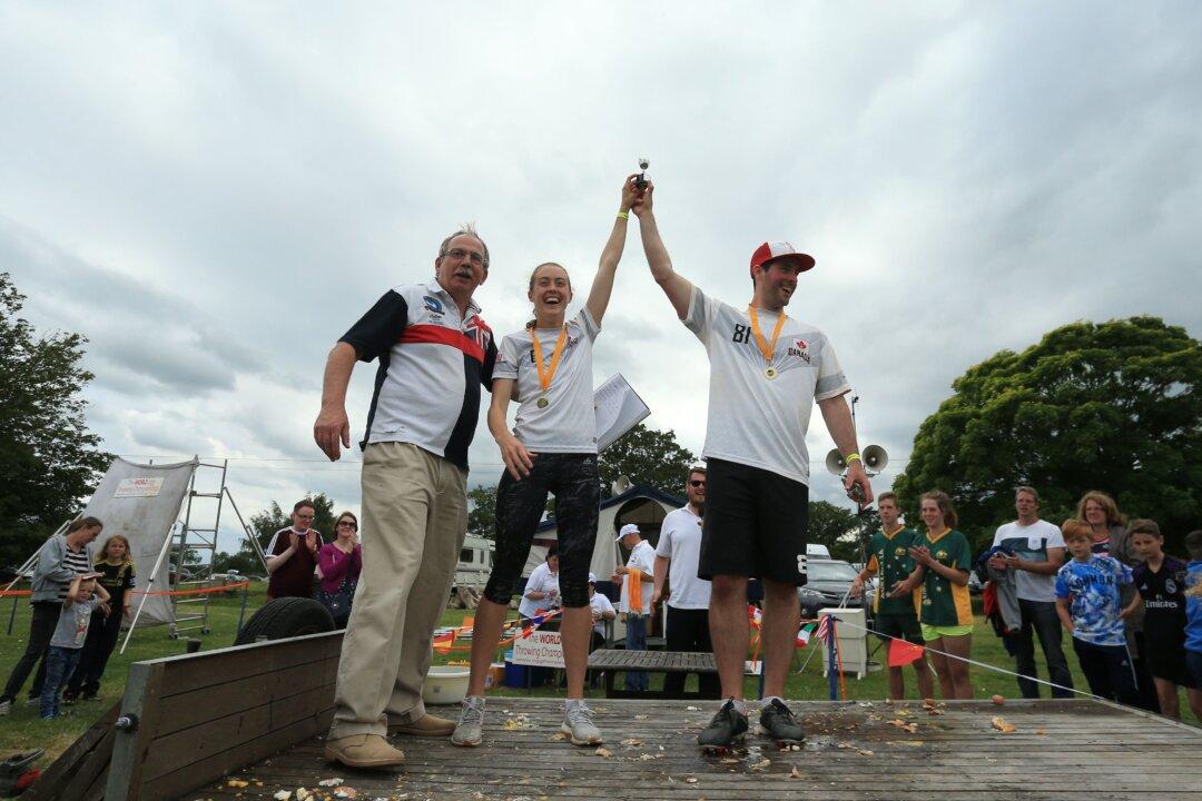Britain Hosts World Egg Throwing Championship