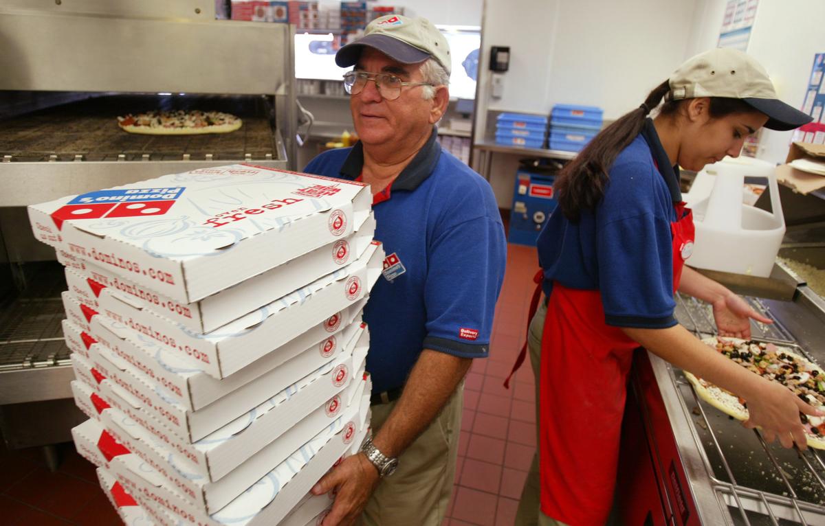 Domino’s Paying Customers to Pick up Their Own Pizza Until May