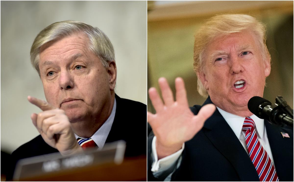 GOP Senators Led by Lindsey Graham Speak Out Against Trump’s Promise of Pardons for Jan. 6 Defendants