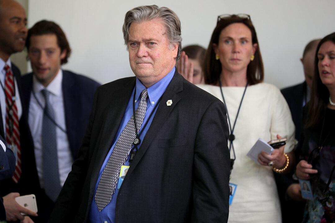 Bannon Says Charges Against Him Are a ‘Political Hit Job,’ Won’t Back Down