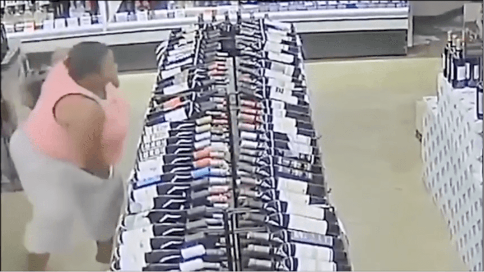 Female Shoplifter Stashes 17 Bottles of Liquor in Unlikely Places