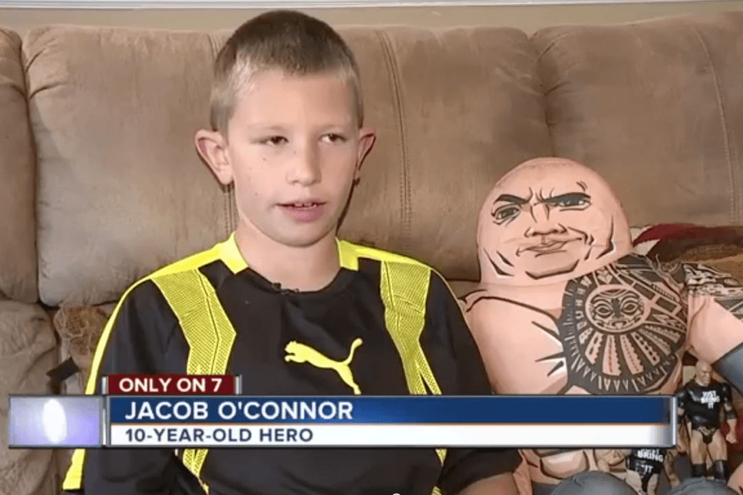 Boy Saves Brother With Hero Moves Learned From ‘The Rock’
