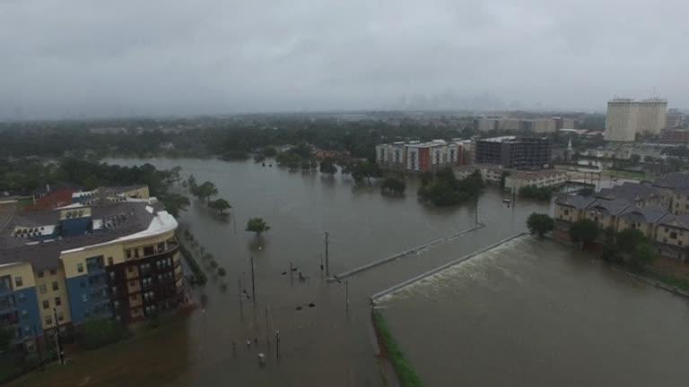 Drone Footage Shows Severe Flooding in Houston From Harvey