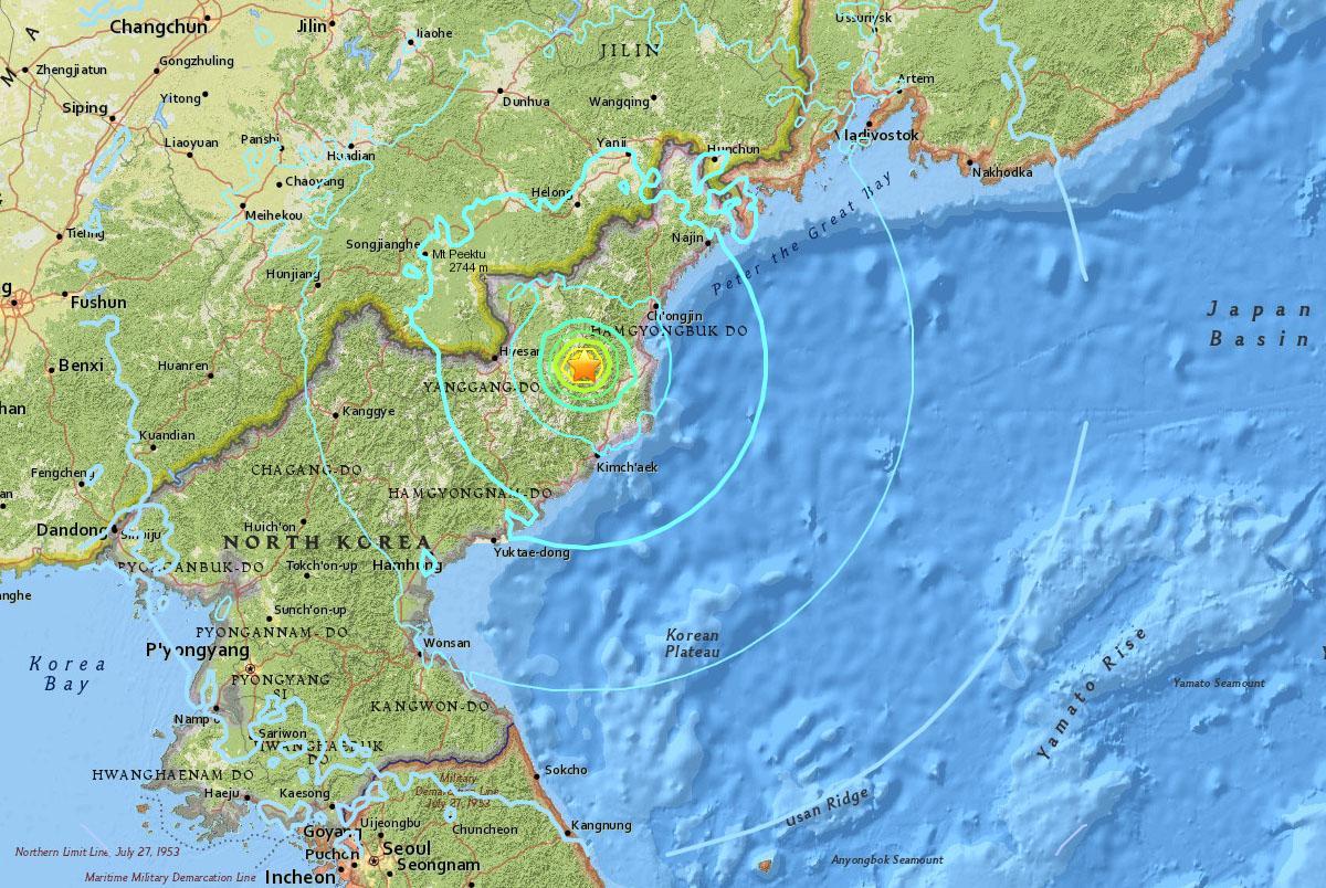 6.3-Magnitude ‘Explosion’ Detected in North Korea, Could Be Nuclear: USGS