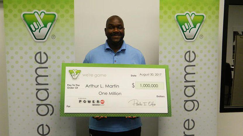 Virginia Man Wins $1 Million in Powerball