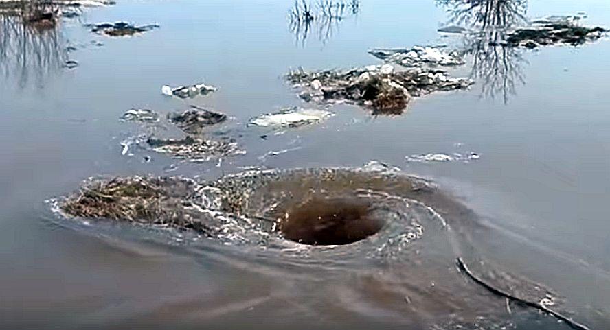 Powerful Whirlpool Continues to Amaze