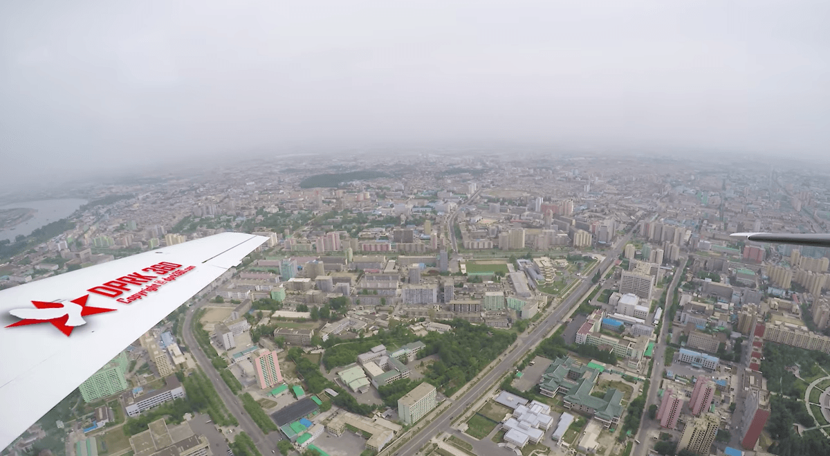 Rare Aerial Footage of Pyongyang Posted to Youtube