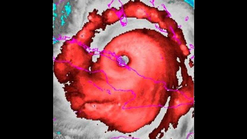 ‘Face’ Appears in Hurricane Irma Satellite Picture