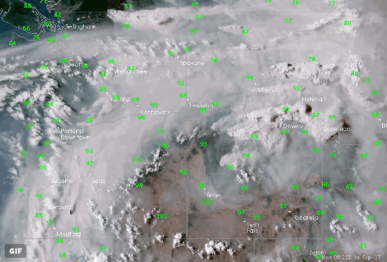 This Is Not Hurricane Irma, It’s the West Coast on Fire