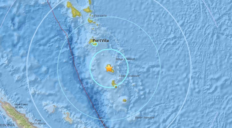 Magnitude-6.4 Earthquake Strikes Vanuatu in Pacific