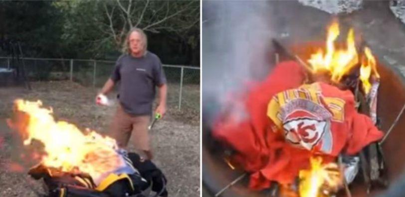 Fans Are Burning Their NFL Team Jerseys Now