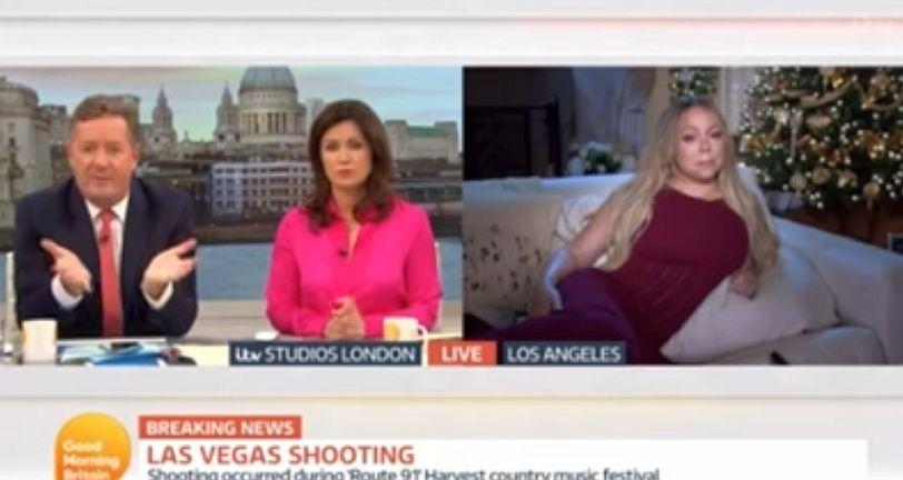 Piers Morgan Criticized for Catching Mariah Carey ‘Off-Guard’ on Vegas Shooting Questions