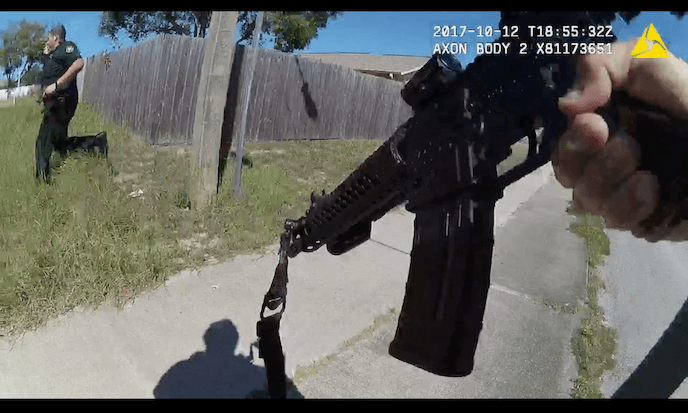 Footage Captures Gun Fight With Man Who Murdered Over Imaginary Girlfriend