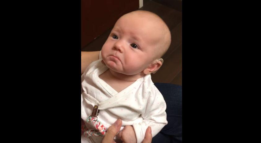 Baby Born Deaf Finally Hears Mom’s Voice