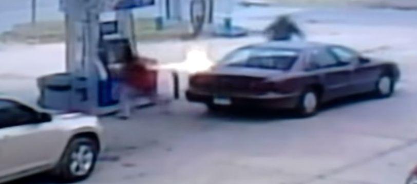 Footage Shows Gas Station Explode Into Flames in Arkansas