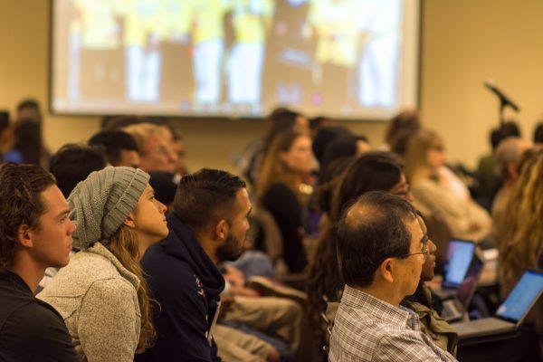 Audience at Human Organ Trafficking panel at SDSU on Nov. 1. (Epoch Times)