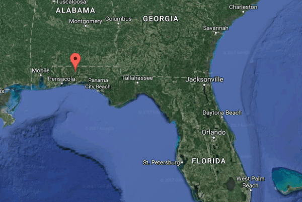 Baker, Fla. (Screenshot via Google Maps)