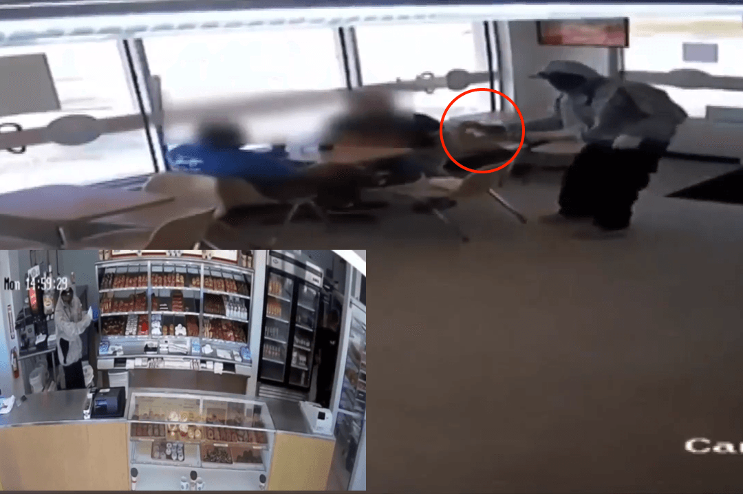 Crook Hands Out Donuts During Robbery