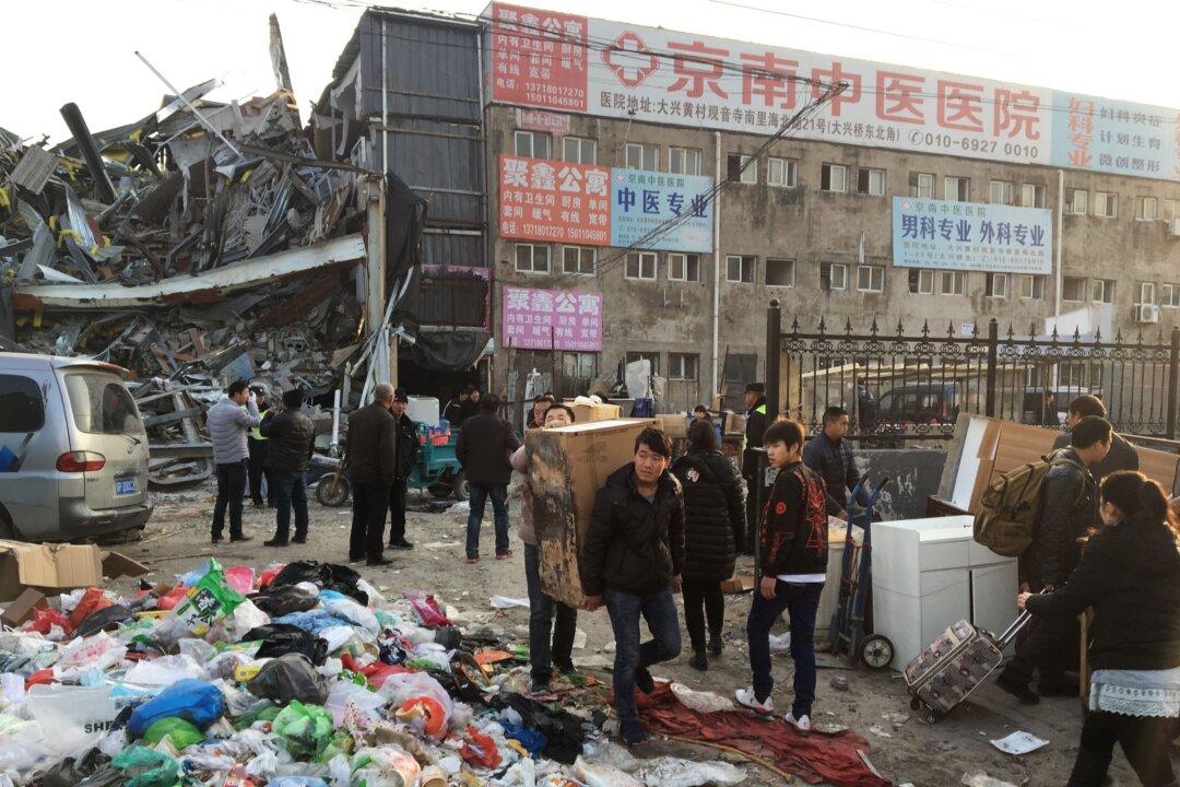 Beijing Authorities Take Advantage of Deadly Fire in Poor Neighborhood to Remove ‘Undesirables’