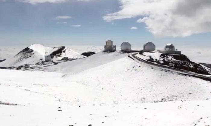 Winter Storm Dumps Snow on Hawaii’s Peaks