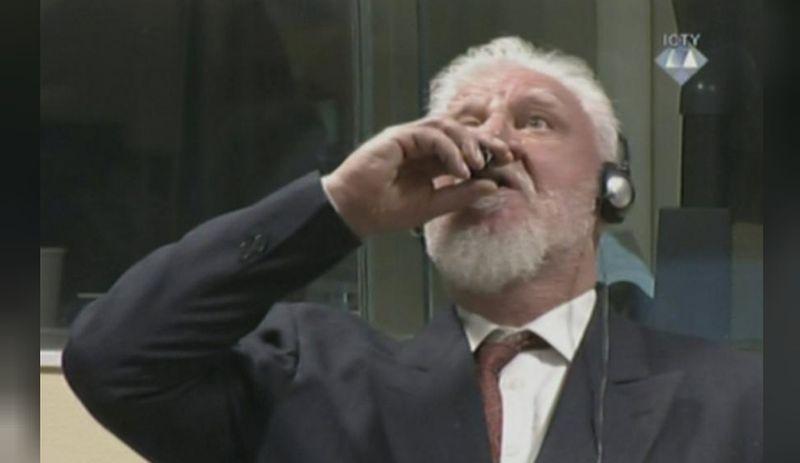 War Crimes Convict Dies After Drinking ‘Poison’ in Court