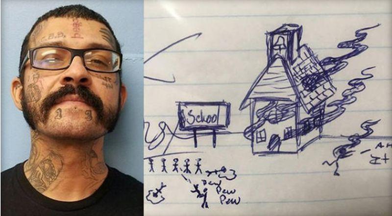 Man Arrested for Allegedly Drawing Picture on Student’s Homework