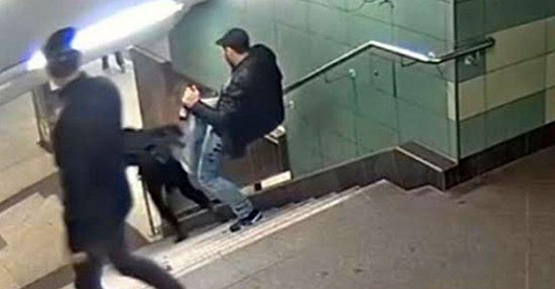 Report: Man Who Kicked Woman Down Metro Stairs Beaten up in Prison