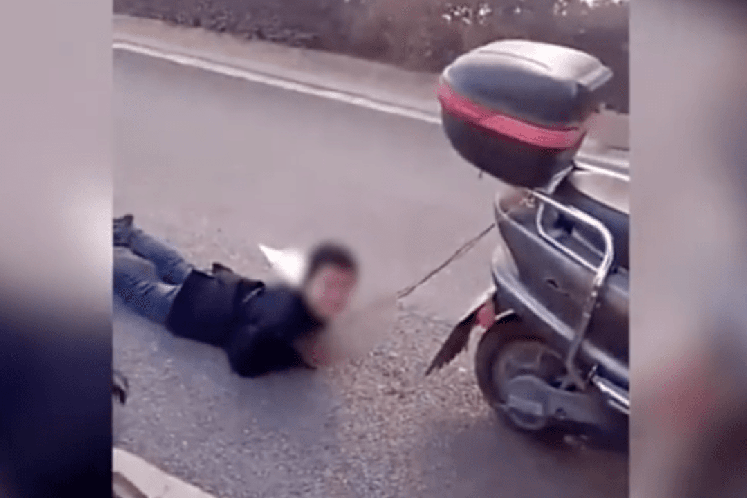 Chinese Mother Allegedly Drags Son By Hands Behind Scooter as Punishment