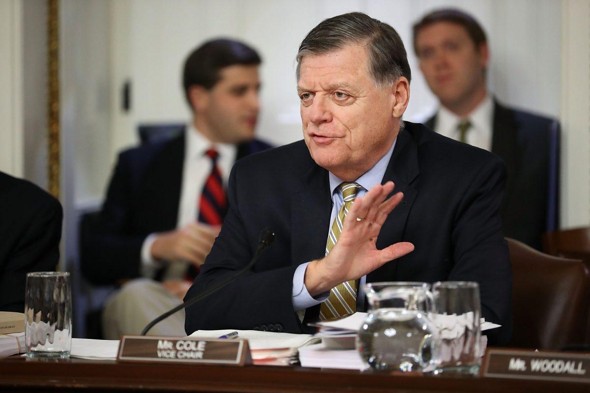 Rep. Tom Cole (R-Okla.) during a hearing in the U.S. Capitol in Washington on Dec. 18, 2017. (Chip Somodevilla/Getty Images)