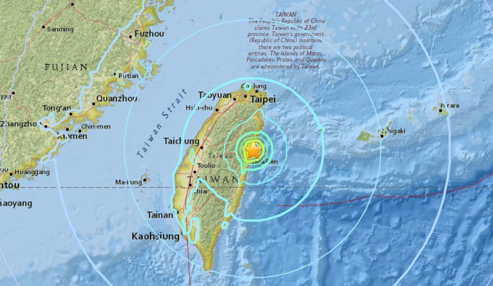 4 Earthquakes Hit Same Area in Taiwan
