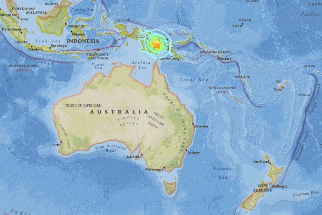 Magnitude 5.8 Earthquake Strikes Near Southern Coast of Papua, Indonesia